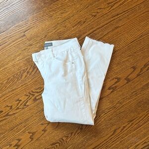 Wit & Wisdom Women's Straight Leg White Jeans